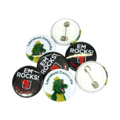 Round button badge 32mm