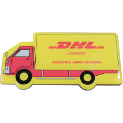 Domed truck fridge magnet