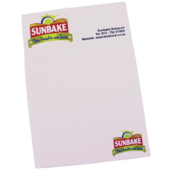 Business card fridge magnet & notepad