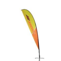 Fin outdoor banner single side