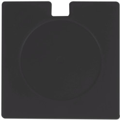 Square licence disk holder