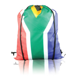 Flag drawstring bag