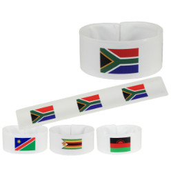 Slap on  flag Wristband