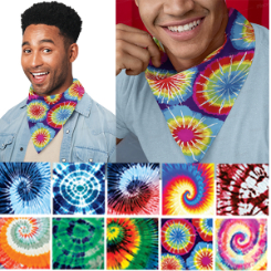 Tie Dye Bandana with Sublimation