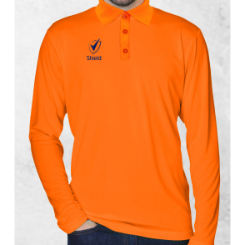 Mens Reaction Long Sleeve Safety Golf Shirt