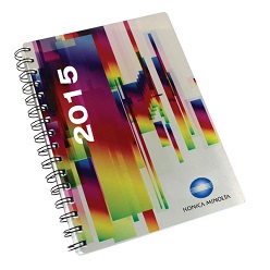 A5 Metal Cover Spiral bound Diary