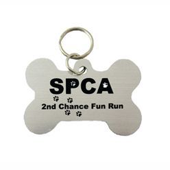 Dog leash branding tag