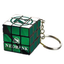Puzzle cube keyring