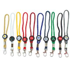 Cord keyring with dome toggle