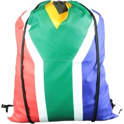 Flag Drawstring bag