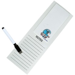 Lomas magnetic notepad with write & wipe marker