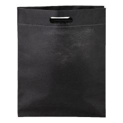 Non woven shopper with bottom gusset