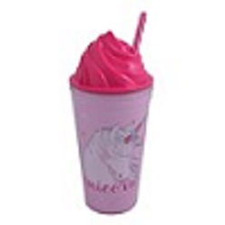 Gelato drinking cup & straw