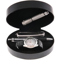 Gents Watch-Gift Set Velcro