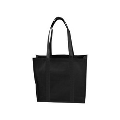 Wide Gusset Shopper Bag Black