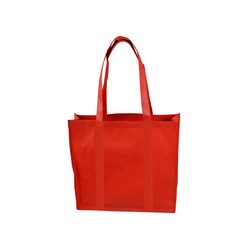 Wide Gusset Shopper Bag Red