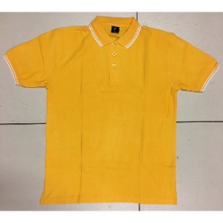 200g 40/60 Poly-Cotton Two Tone Rib Golf Shirt