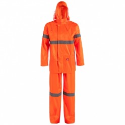 High Viz Rain suit with Reflective Tape