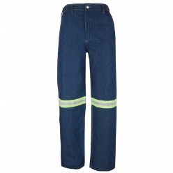 100 precent Cotton Denim Super Strong Work Jeans with Reflective Tape