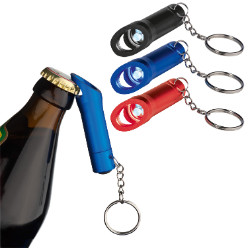 Torch and Bottle Opener Key Ring