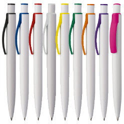 White Plastic Ball Pen