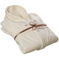 Soft Polar Fleece Dressing Gown-Bathrobe 