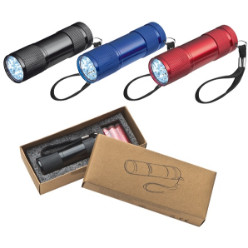 9 LED Aluminium Torch