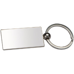 Metal Rectangular Key Ring