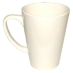 White Jumbo Cone Mug