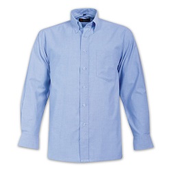 Men's Woven Chambray Shirt Long Sleeve.