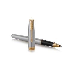 Parker Sonnet Rollerball Pen-Stainless Steel GT