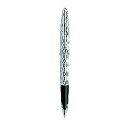 Waterman Carene Fountain Pen-Essential Silver ST