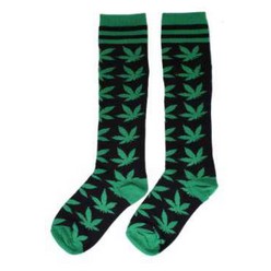 Long Weed Knee High Socks