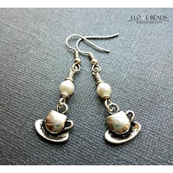 Coffee Themed Earrings