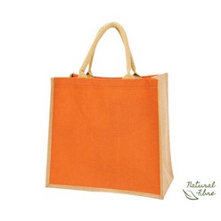 Colour-jute shopper