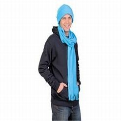 Polar Fleece Scarf with Tassels