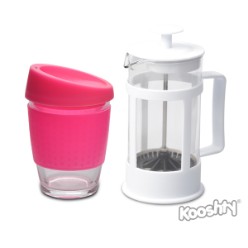 KOOSHTY SINGLE KOFFEE SET WHITE PRESS