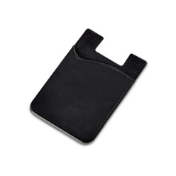 Silicone phone card holder