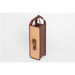 Cork wine gift bag