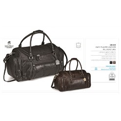 genuine leather / 57 ( w ) x 24 ( d ) x 30 ( h ), adjustable, removable shoulder strap, black with silver trims / brown with gold trims