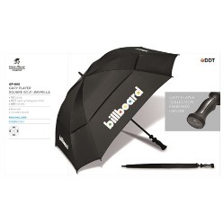 190T nylon, 8 panels includes pouch ( not shown ), The Gary Player Square Golf Umbrella is very unique because of one very exclusive reason - that it is square in shape! Be a trendsetter by defying the norms with the out-of-the-box square-shaped umbrella. It is perfect for a golf game, of course, or even for a day out at the beach! Whats more, you can print your logo on the umbrella for some very effective branding and promotion. Everyone will remember the brand that identifies itself with such ....