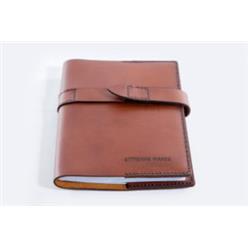 Genuine leather A5 cover with notebook