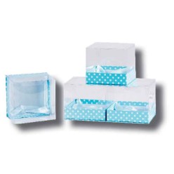 Gift Boxes with PVC Lid Set of 4-CF42