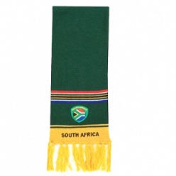 Representing South Africa, this scarf has the pattern same as the South African Flag on it. Available in the colors typical to the flag, this product can be used both to display patriotism and represent a corporate entity that originates from or is associated with South Africa. The global scarf is made out of only the most suitable fabric and material of the best quality. It is soft to touch and great to look at.