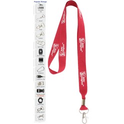 Glow in the dark lanyard, material: petersham 