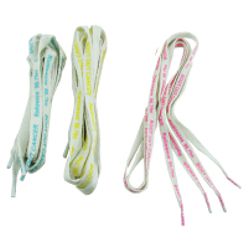 Polyester material shoelaces glow in the dark