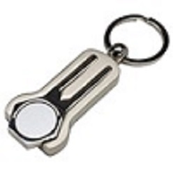 Golf tee metal keyring included divot tool and ball marker with a gift box