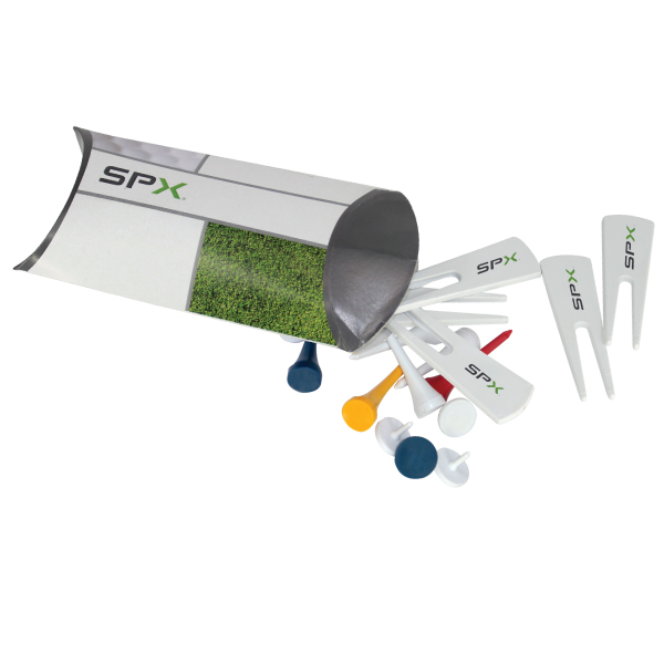Golf gift set ,Includes:5Tees,1marker,Golf Plastic Pencil and A Golf Score Card, Trucard, Plastic