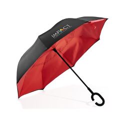 PP handle with rubberized coating, windproof, inverted umbrella
