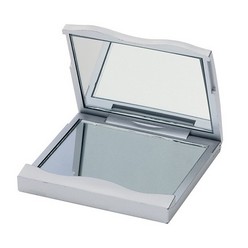 Make-up mirror, regular and magnifying mirrors